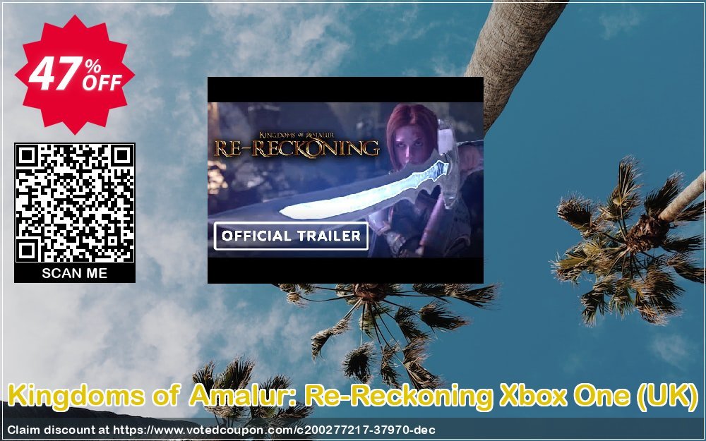 Kingdoms of Amalur: Re-Reckoning Xbox One, UK  Coupon, discount Kingdoms of Amalur: Re-Reckoning Xbox One (UK) Deal 2024 CDkeys. Promotion: Kingdoms of Amalur: Re-Reckoning Xbox One (UK) Exclusive Sale offer 