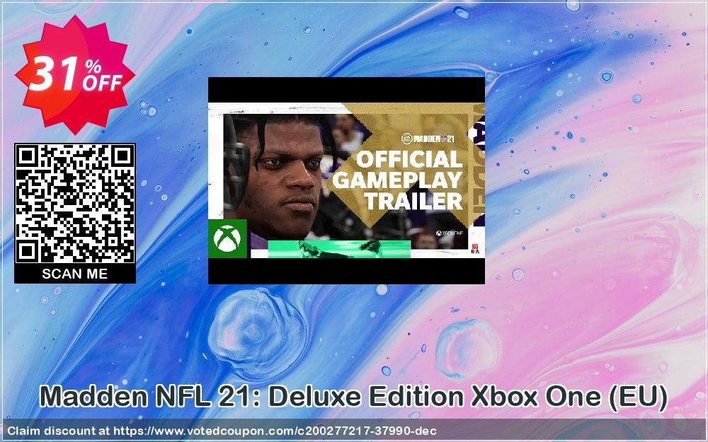Madden NFL 21: Deluxe Edition Xbox One, EU  Coupon, discount Madden NFL 21: Deluxe Edition Xbox One (EU) Deal 2024 CDkeys. Promotion: Madden NFL 21: Deluxe Edition Xbox One (EU) Exclusive Sale offer 