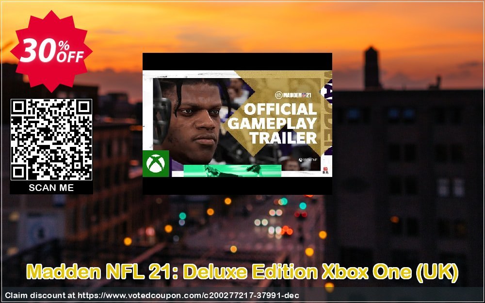 Madden NFL 21: Deluxe Edition Xbox One, UK  Coupon, discount Madden NFL 21: Deluxe Edition Xbox One (UK) Deal 2024 CDkeys. Promotion: Madden NFL 21: Deluxe Edition Xbox One (UK) Exclusive Sale offer 