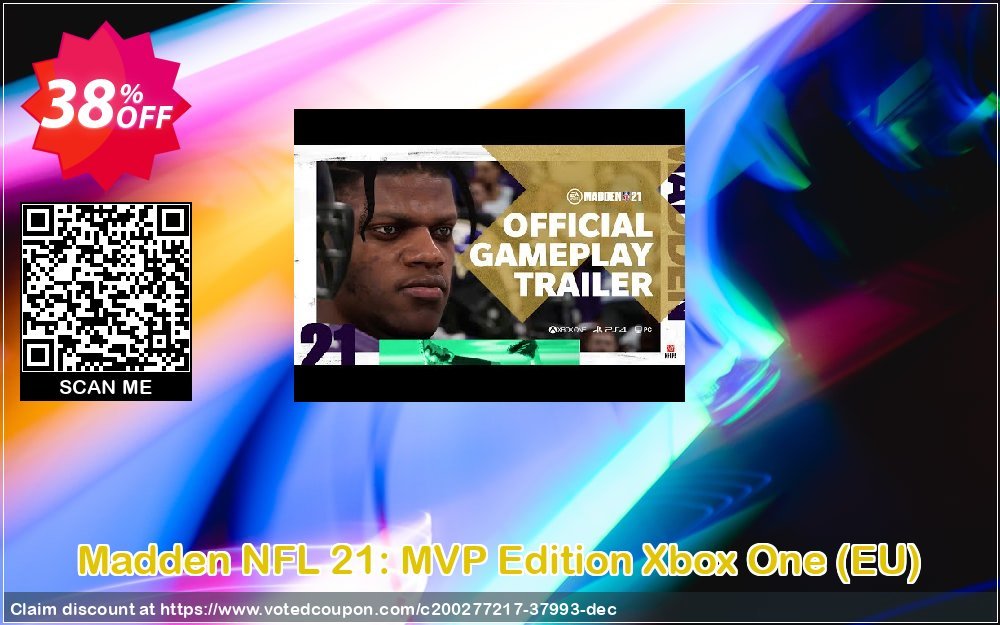 Madden NFL 21: MVP Edition Xbox One, EU  Coupon, discount Madden NFL 21: MVP Edition Xbox One (EU) Deal 2024 CDkeys. Promotion: Madden NFL 21: MVP Edition Xbox One (EU) Exclusive Sale offer 