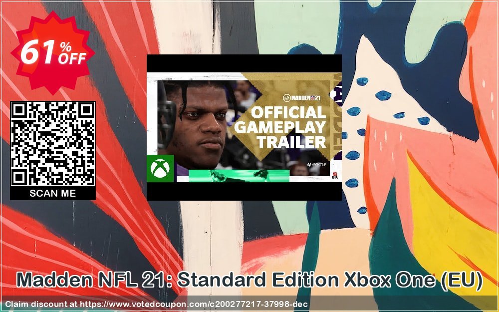 Madden NFL 21: Standard Edition Xbox One, EU  Coupon, discount Madden NFL 21: Standard Edition Xbox One (EU) Deal 2024 CDkeys. Promotion: Madden NFL 21: Standard Edition Xbox One (EU) Exclusive Sale offer 