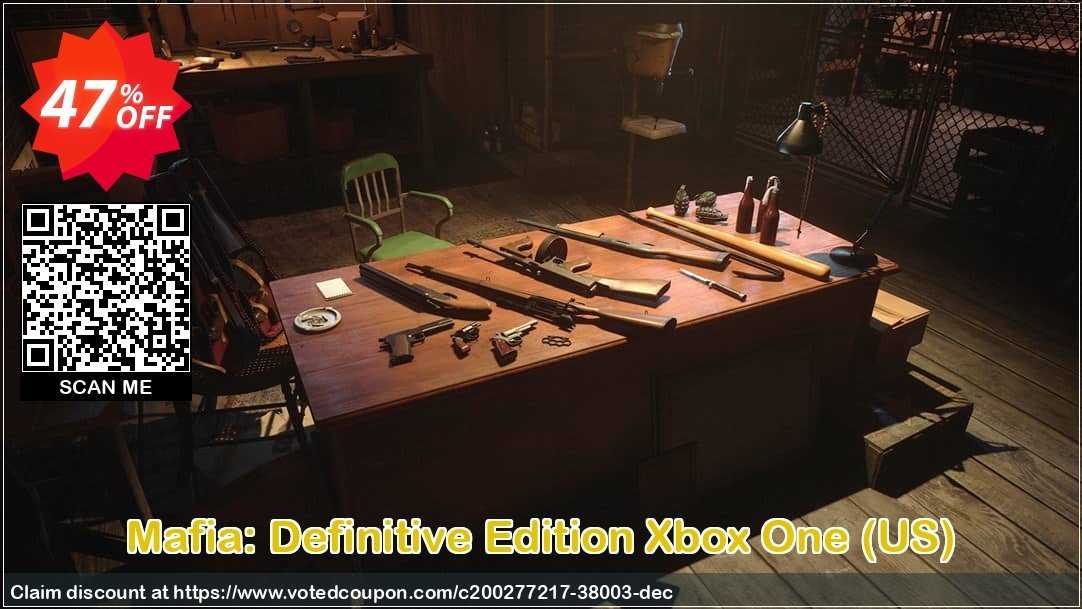 Mafia: Definitive Edition Xbox One, US  Coupon, discount Mafia: Definitive Edition Xbox One (US) Deal 2024 CDkeys. Promotion: Mafia: Definitive Edition Xbox One (US) Exclusive Sale offer 
