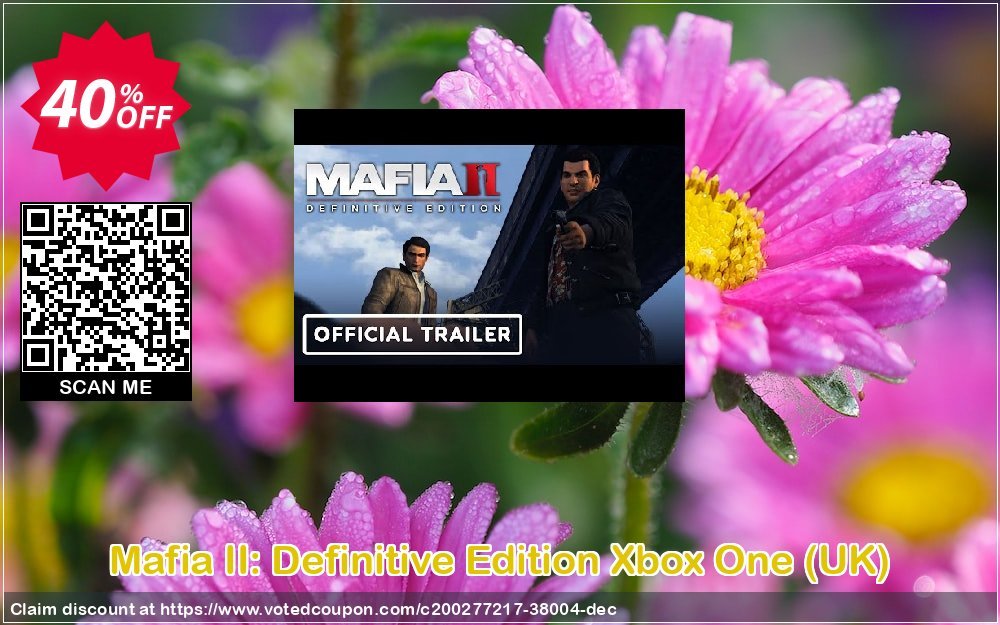 Mafia II: Definitive Edition Xbox One, UK  Coupon Code Apr 2024, 40% OFF - VotedCoupon