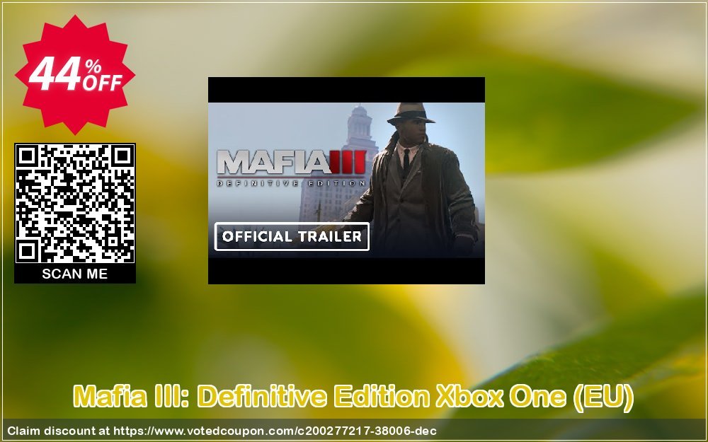 Mafia III: Definitive Edition Xbox One, EU  Coupon Code Dec 2023, 44% OFF - VotedCoupon