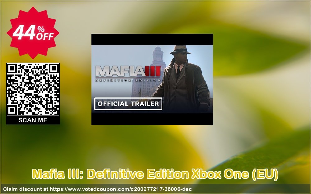 Mafia III: Definitive Edition Xbox One, EU  Coupon Code Apr 2024, 44% OFF - VotedCoupon