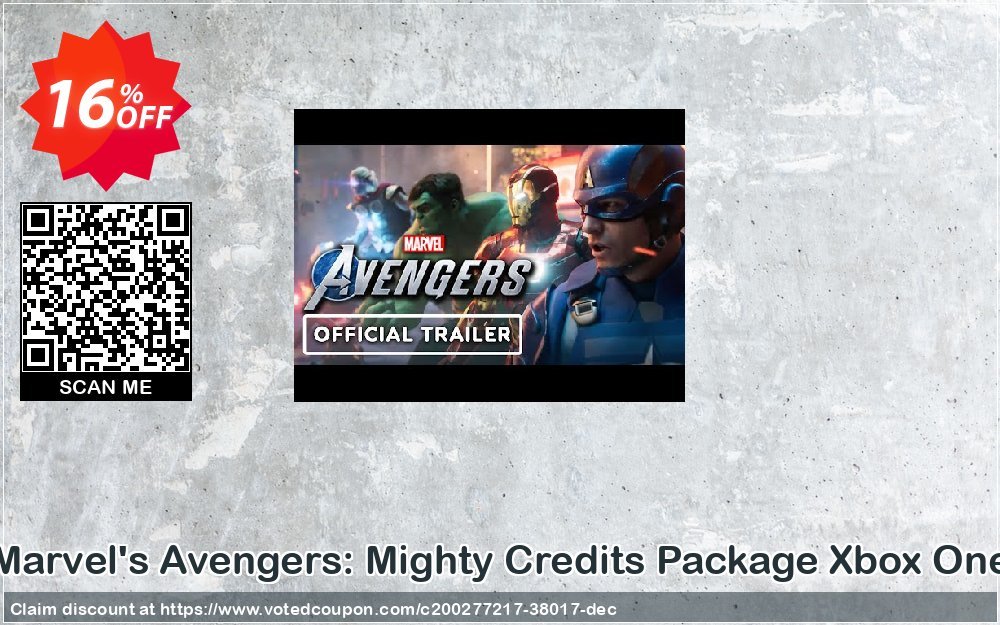 Marvel's Avengers: Mighty Credits Package Xbox One Coupon Code Apr 2024, 16% OFF - VotedCoupon