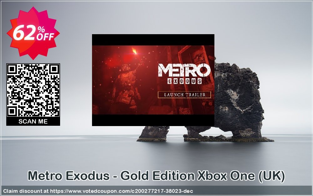 Metro Exodus - Gold Edition Xbox One, UK  Coupon, discount Metro Exodus - Gold Edition Xbox One (UK) Deal 2024 CDkeys. Promotion: Metro Exodus - Gold Edition Xbox One (UK) Exclusive Sale offer 