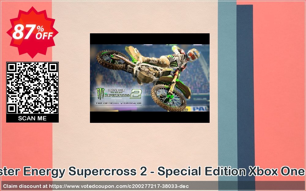 Monster Energy Supercross 2 - Special Edition Xbox One, UK  Coupon, discount Monster Energy Supercross 2 - Special Edition Xbox One (UK) Deal 2024 CDkeys. Promotion: Monster Energy Supercross 2 - Special Edition Xbox One (UK) Exclusive Sale offer 
