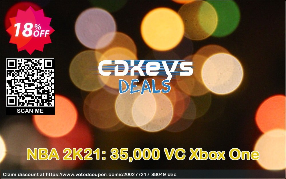 NBA 2K21: 35,000 VC Xbox One Coupon Code May 2024, 18% OFF - VotedCoupon