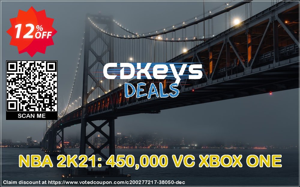 NBA 2K21: 450,000 VC XBOX ONE Coupon Code Apr 2024, 12% OFF - VotedCoupon