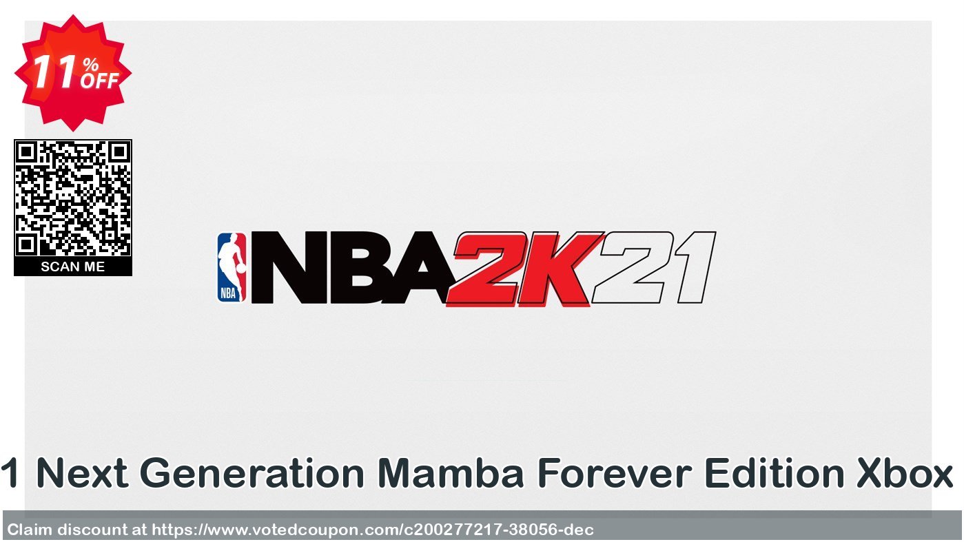 NBA 2K21 Next Generation Mamba Forever Edition Xbox One, US  Coupon Code May 2024, 11% OFF - VotedCoupon