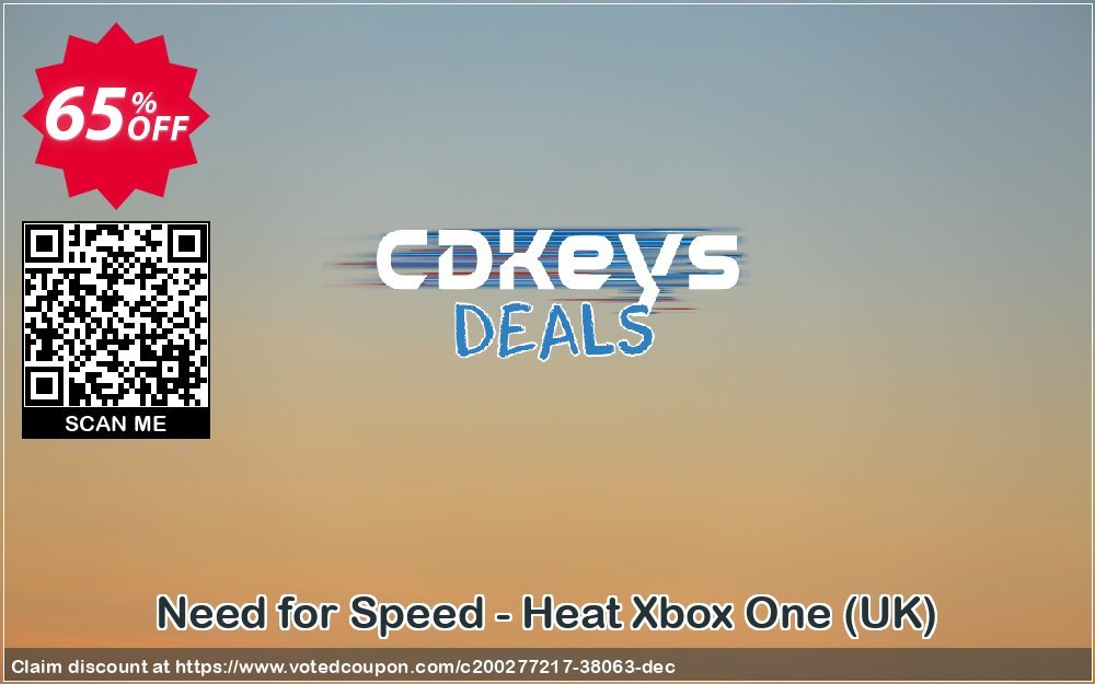 Need for Speed - Heat Xbox One, UK  Coupon, discount Need for Speed - Heat Xbox One (UK) Deal 2024 CDkeys. Promotion: Need for Speed - Heat Xbox One (UK) Exclusive Sale offer 