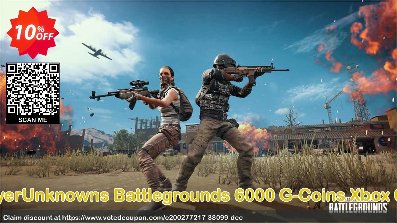 PlayerUnknowns Battlegrounds 6000 G-Coins Xbox One Coupon Code Apr 2024, 10% OFF - VotedCoupon