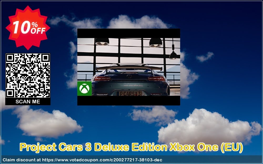 Project Cars 3 Deluxe Edition Xbox One, EU  Coupon, discount Project Cars 3 Deluxe Edition Xbox One (EU) Deal 2024 CDkeys. Promotion: Project Cars 3 Deluxe Edition Xbox One (EU) Exclusive Sale offer 