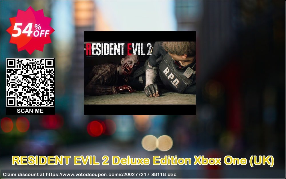 RESIDENT EVIL 2 Deluxe Edition Xbox One, UK  Coupon, discount RESIDENT EVIL 2 Deluxe Edition Xbox One (UK) Deal 2024 CDkeys. Promotion: RESIDENT EVIL 2 Deluxe Edition Xbox One (UK) Exclusive Sale offer 