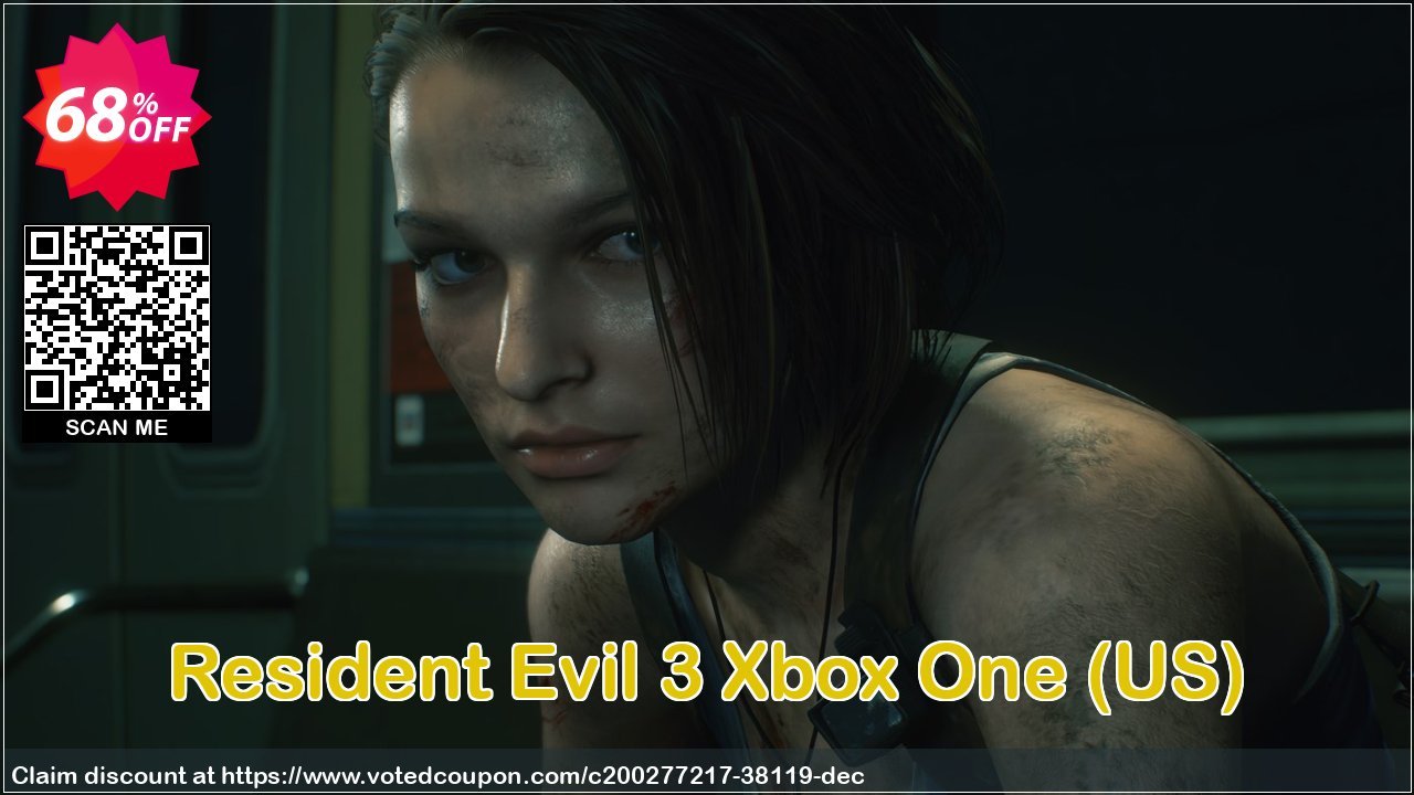 Resident Evil 3 Xbox One, US  Coupon, discount Resident Evil 3 Xbox One (US) Deal 2024 CDkeys. Promotion: Resident Evil 3 Xbox One (US) Exclusive Sale offer 