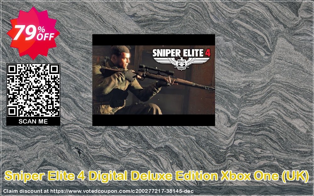 Sniper Elite 4 Digital Deluxe Edition Xbox One, UK  Coupon, discount Sniper Elite 4 Digital Deluxe Edition Xbox One (UK) Deal 2024 CDkeys. Promotion: Sniper Elite 4 Digital Deluxe Edition Xbox One (UK) Exclusive Sale offer 
