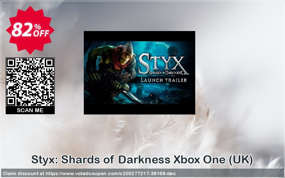 Styx: Shards of Darkness Xbox One, UK  Coupon, discount Styx: Shards of Darkness Xbox One (UK) Deal 2024 CDkeys. Promotion: Styx: Shards of Darkness Xbox One (UK) Exclusive Sale offer 