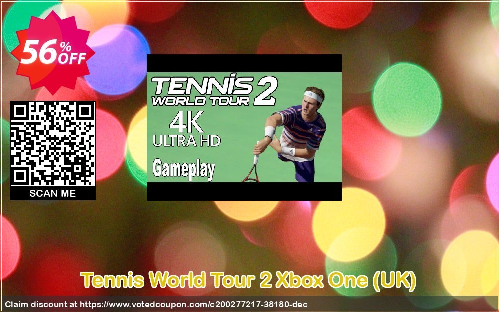 Tennis World Tour 2 Xbox One, UK  Coupon, discount Tennis World Tour 2 Xbox One (UK) Deal 2024 CDkeys. Promotion: Tennis World Tour 2 Xbox One (UK) Exclusive Sale offer 