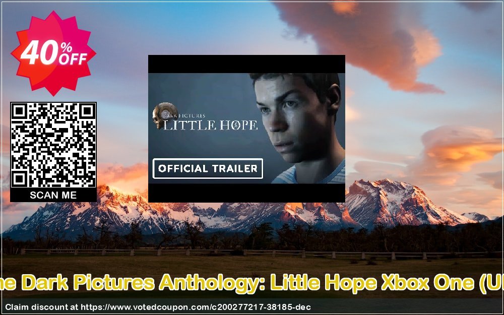 The Dark Pictures Anthology: Little Hope Xbox One, UK  Coupon, discount The Dark Pictures Anthology: Little Hope Xbox One (UK) Deal 2024 CDkeys. Promotion: The Dark Pictures Anthology: Little Hope Xbox One (UK) Exclusive Sale offer 