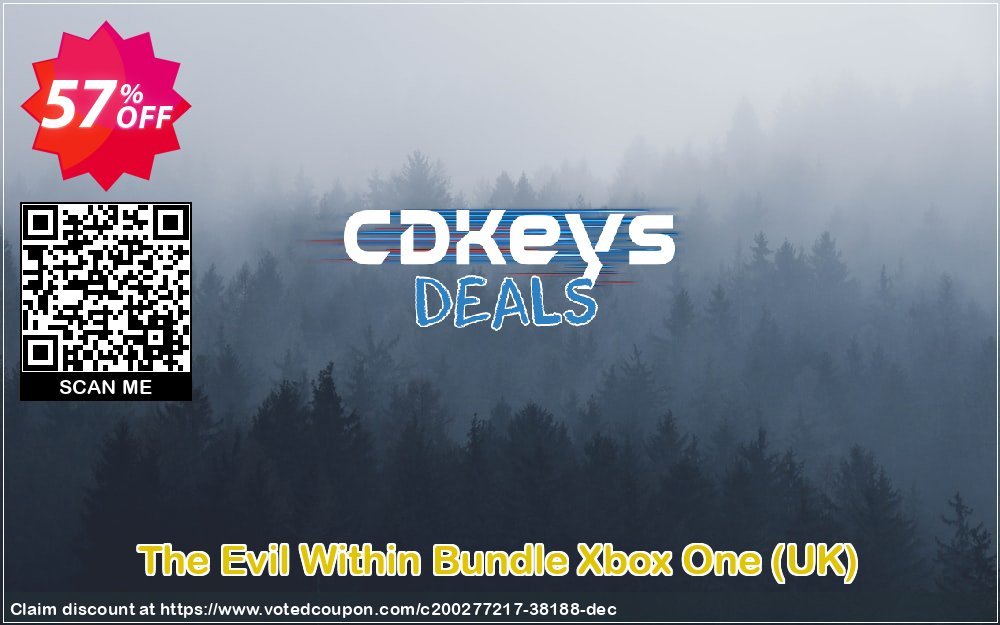 The Evil Within Bundle Xbox One, UK  Coupon, discount The Evil Within Bundle Xbox One (UK) Deal 2024 CDkeys. Promotion: The Evil Within Bundle Xbox One (UK) Exclusive Sale offer 