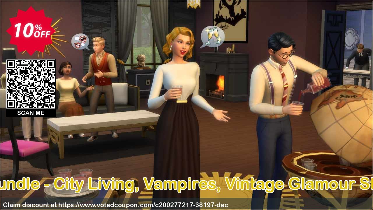 The Sims 4 Bundle - City Living, Vampires, Vintage Glamour Stuff Xbox One Coupon, discount The Sims 4 Bundle - City Living, Vampires, Vintage Glamour Stuff Xbox One Deal 2024 CDkeys. Promotion: The Sims 4 Bundle - City Living, Vampires, Vintage Glamour Stuff Xbox One Exclusive Sale offer 