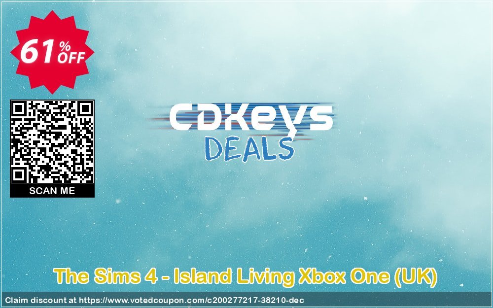 The Sims 4 - Island Living Xbox One, UK  Coupon, discount The Sims 4 - Island Living Xbox One (UK) Deal 2024 CDkeys. Promotion: The Sims 4 - Island Living Xbox One (UK) Exclusive Sale offer 