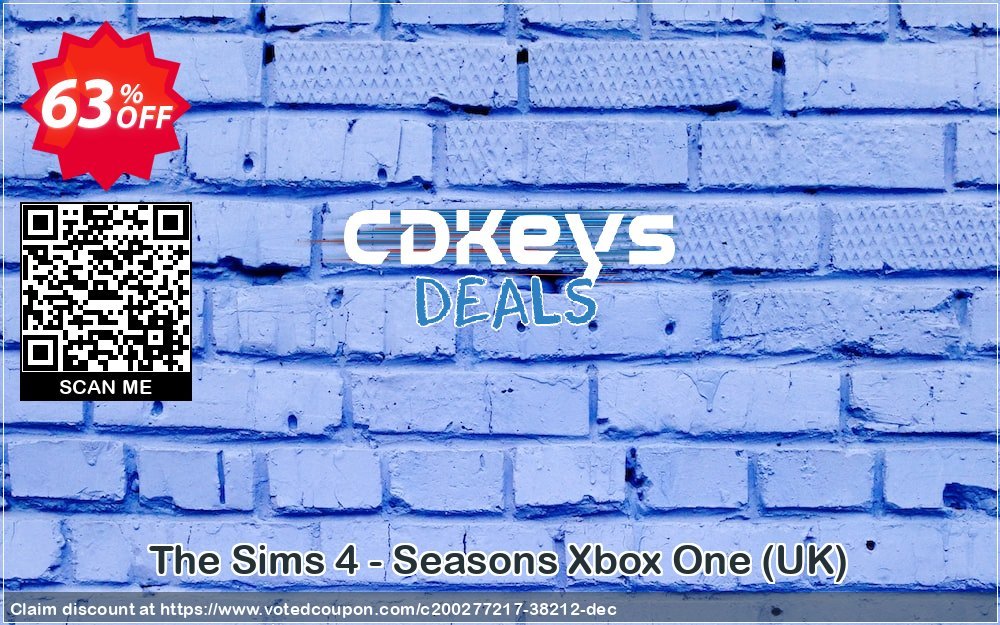 The Sims 4 - Seasons Xbox One, UK  Coupon, discount The Sims 4 - Seasons Xbox One (UK) Deal 2024 CDkeys. Promotion: The Sims 4 - Seasons Xbox One (UK) Exclusive Sale offer 