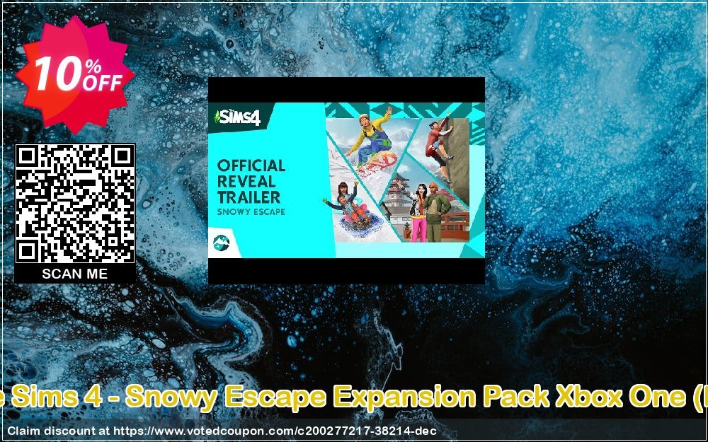 The Sims 4 - Snowy Escape Expansion Pack Xbox One, EU  Coupon, discount The Sims 4 - Snowy Escape Expansion Pack Xbox One (EU) Deal 2024 CDkeys. Promotion: The Sims 4 - Snowy Escape Expansion Pack Xbox One (EU) Exclusive Sale offer 