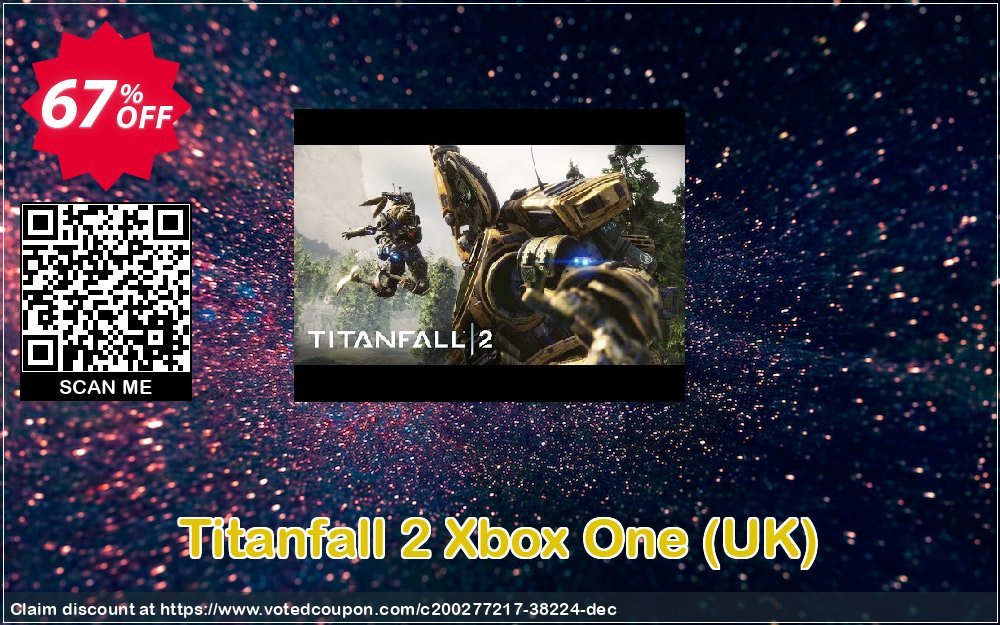 Titanfall 2 Xbox One, UK  Coupon, discount Titanfall 2 Xbox One (UK) Deal 2023 CDkeys. Promotion: Titanfall 2 Xbox One (UK) Exclusive Sale offer 