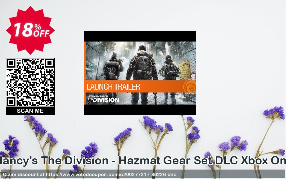 Tom Clancy's The Division - Hazmat Gear Set DLC Xbox One, EU  Coupon Code Apr 2024, 18% OFF - VotedCoupon