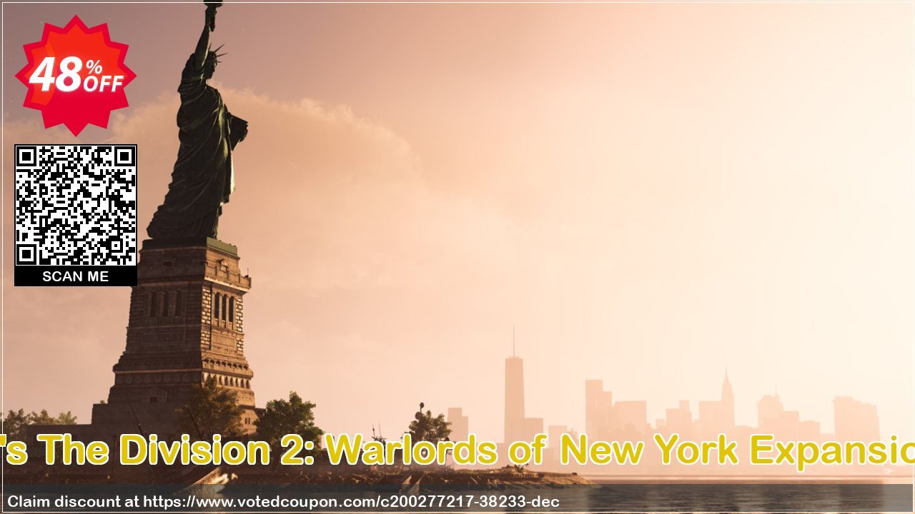 Tom Clancy's The Division 2: Warlords of New York Expansion Xbox One Coupon Code Apr 2024, 48% OFF - VotedCoupon
