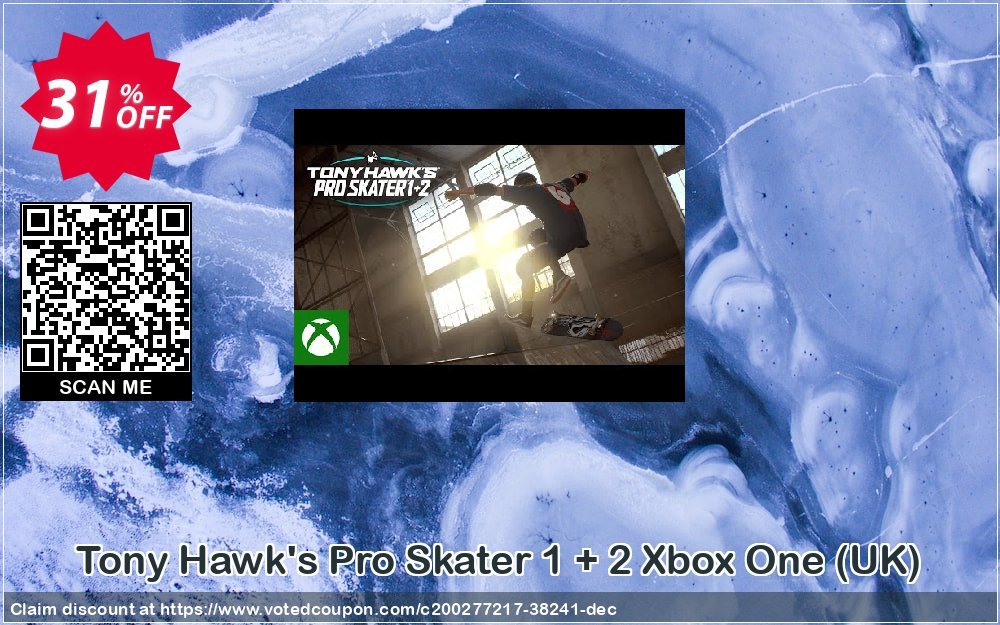 Tony Hawk's Pro Skater 1 + 2 Xbox One, UK  Coupon Code May 2024, 31% OFF - VotedCoupon