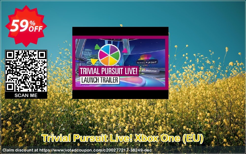 Trivial Pursuit Live! Xbox One, EU  Coupon, discount Trivial Pursuit Live! Xbox One (EU) Deal 2024 CDkeys. Promotion: Trivial Pursuit Live! Xbox One (EU) Exclusive Sale offer 