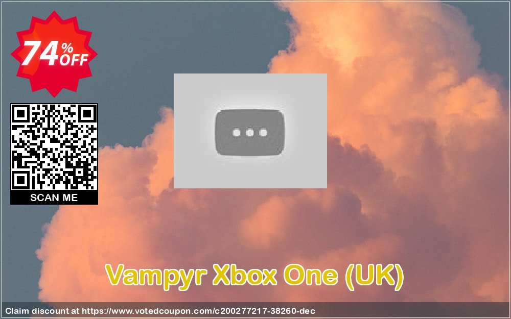Vampyr Xbox One, UK  Coupon, discount Vampyr Xbox One (UK) Deal 2024 CDkeys. Promotion: Vampyr Xbox One (UK) Exclusive Sale offer 