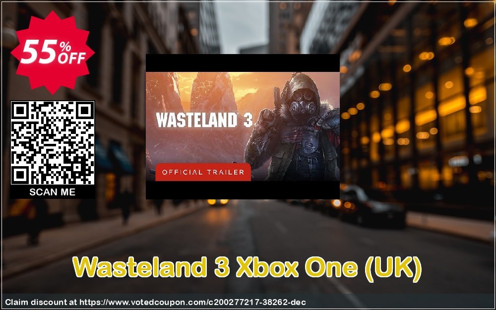 Wasteland 3 Xbox One, UK  Coupon, discount Wasteland 3 Xbox One (UK) Deal 2024 CDkeys. Promotion: Wasteland 3 Xbox One (UK) Exclusive Sale offer 