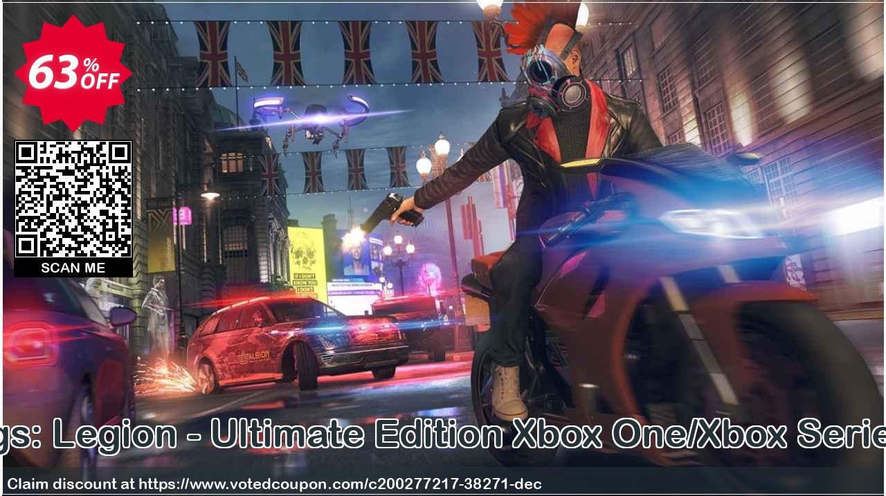 Watch Dogs: Legion - Ultimate Edition Xbox One/Xbox Series X|S, US  Coupon Code Apr 2024, 63% OFF - VotedCoupon