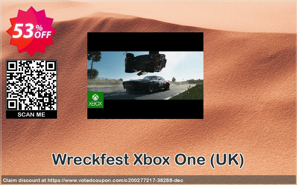 Wreckfest Xbox One, UK  Coupon, discount Wreckfest Xbox One (UK) Deal 2024 CDkeys. Promotion: Wreckfest Xbox One (UK) Exclusive Sale offer 