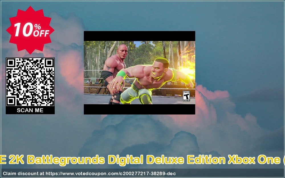 WWE 2K Battlegrounds Digital Deluxe Edition Xbox One, EU  Coupon, discount WWE 2K Battlegrounds Digital Deluxe Edition Xbox One (EU) Deal 2024 CDkeys. Promotion: WWE 2K Battlegrounds Digital Deluxe Edition Xbox One (EU) Exclusive Sale offer 