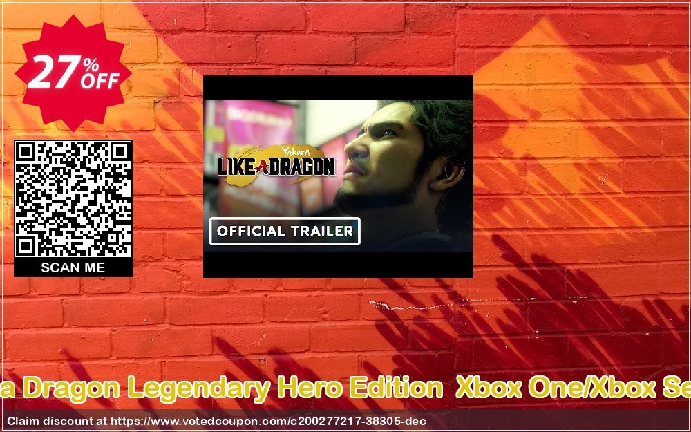 Yakuza: Like a Dragon Legendary Hero Edition  Xbox One/Xbox Series X|S, EU  Coupon Code May 2024, 27% OFF - VotedCoupon