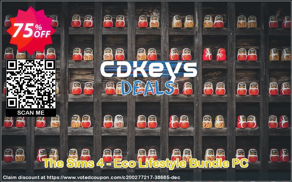 The Sims 4 - Eco Lifestyle Bundle PC Coupon, discount The Sims 4 - Eco Lifestyle Bundle PC Deal 2024 CDkeys. Promotion: The Sims 4 - Eco Lifestyle Bundle PC Exclusive Sale offer 