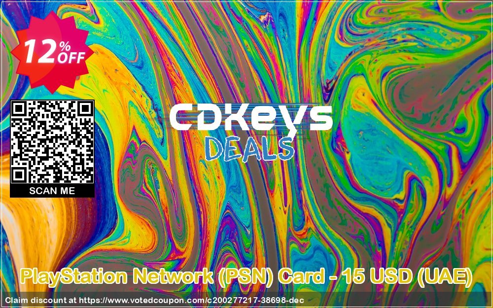 PS Network, PSN Card - 15 USD, UAE  Coupon, discount PlayStation Network (PSN) Card - 15 USD (UAE) Deal 2024 CDkeys. Promotion: PlayStation Network (PSN) Card - 15 USD (UAE) Exclusive Sale offer 