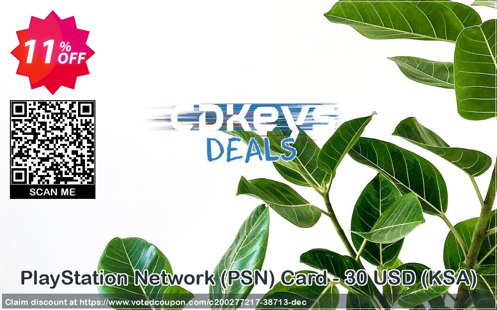 PS Network, PSN Card - 30 USD, KSA  Coupon Code Apr 2024, 11% OFF - VotedCoupon