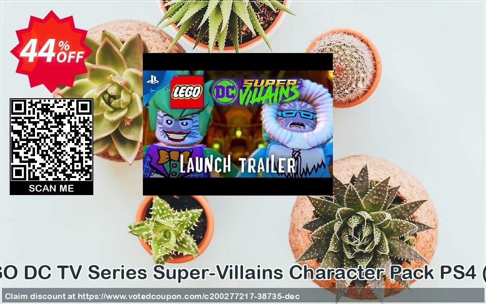 LEGO DC TV Series Super-Villains Character Pack PS4, EU  Coupon Code Apr 2024, 44% OFF - VotedCoupon