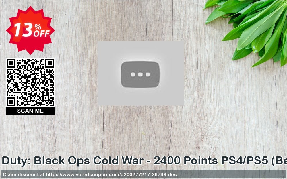 Call of Duty: Black Ops Cold War - 2400 Points PS4/PS5, Belgium  Coupon Code Apr 2024, 13% OFF - VotedCoupon