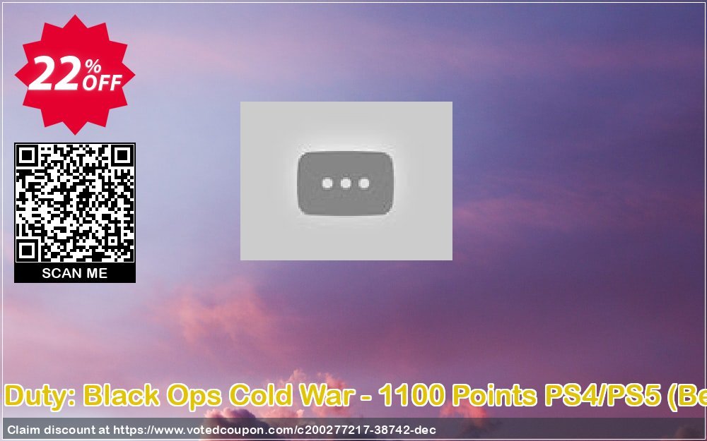 Call of Duty: Black Ops Cold War - 1100 Points PS4/PS5, Belgium  Coupon, discount Call of Duty: Black Ops Cold War - 1100 Points PS4/PS5 (Belgium) Deal 2024 CDkeys. Promotion: Call of Duty: Black Ops Cold War - 1100 Points PS4/PS5 (Belgium) Exclusive Sale offer 