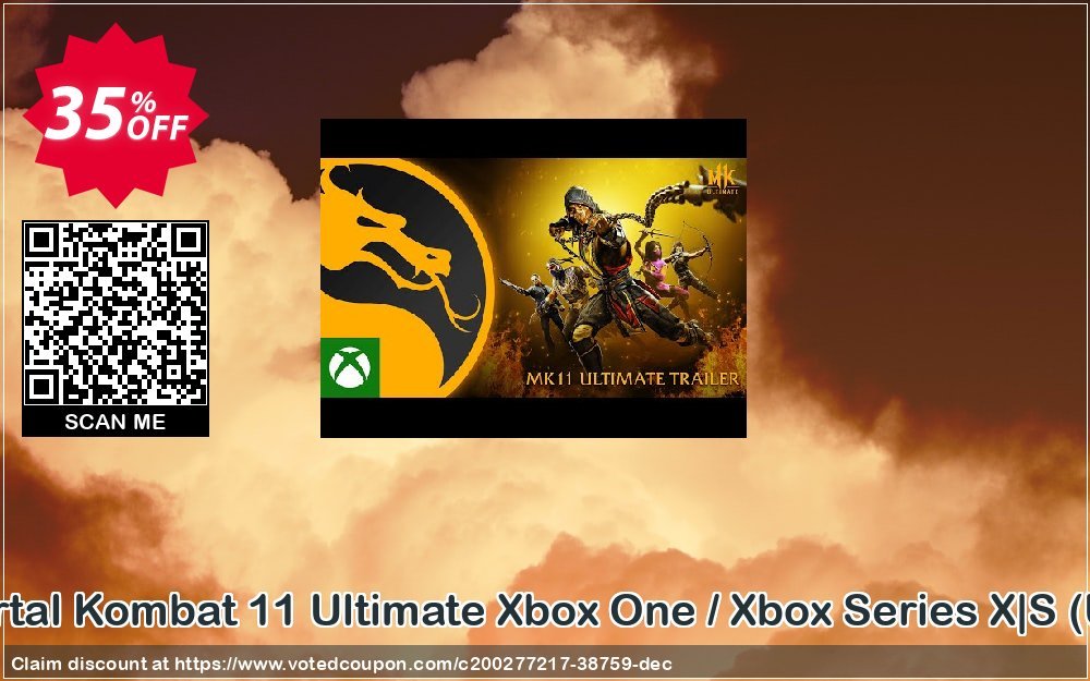 Mortal Kombat 11 Ultimate Xbox One / Xbox Series X|S, UK  Coupon Code Apr 2024, 35% OFF - VotedCoupon