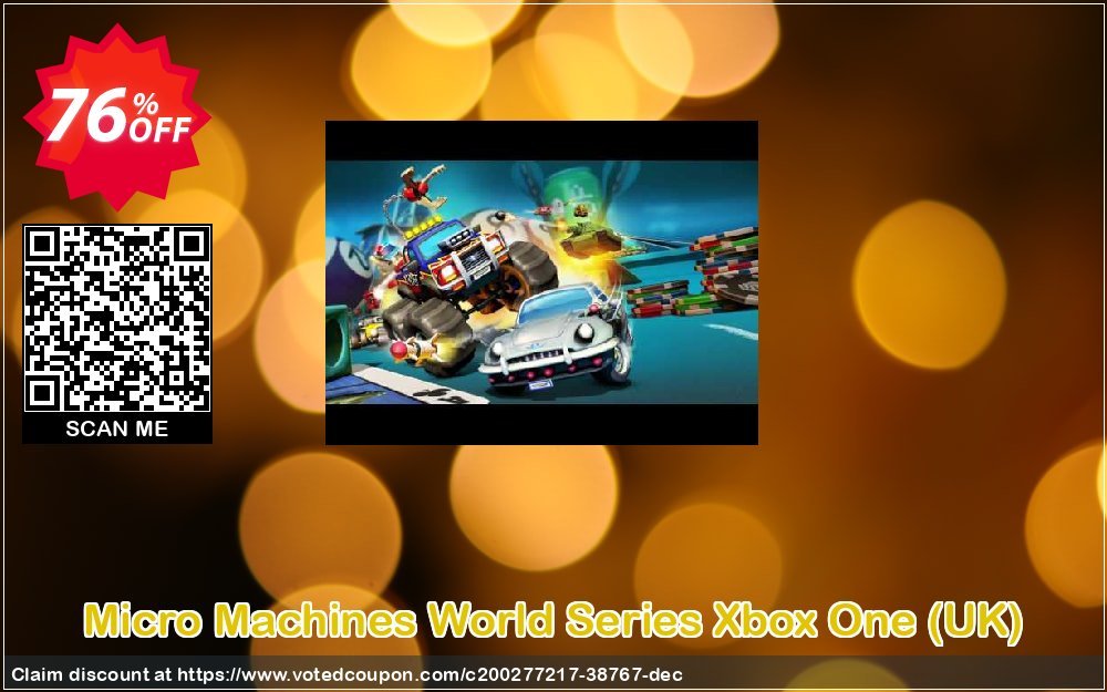 Micro MAChines World Series Xbox One, UK  Coupon, discount Micro Machines World Series Xbox One (UK) Deal 2024 CDkeys. Promotion: Micro Machines World Series Xbox One (UK) Exclusive Sale offer 