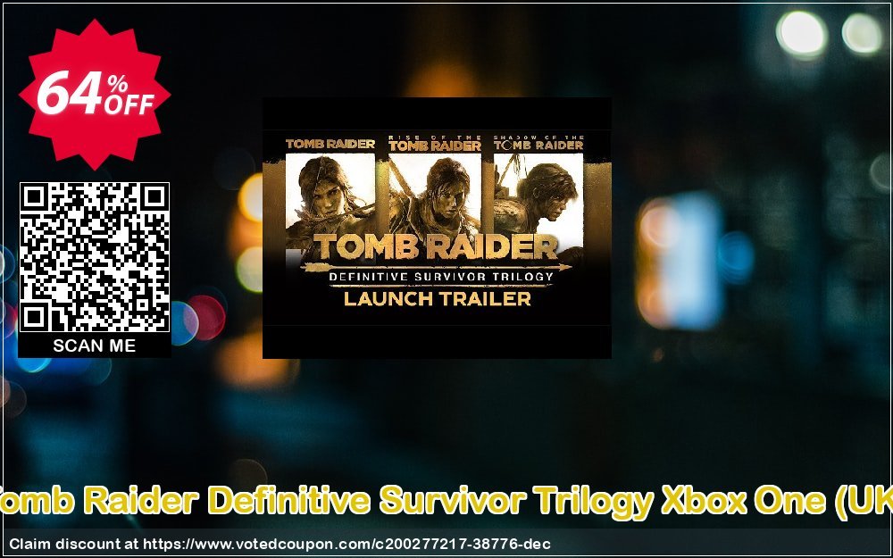 Tomb Raider Definitive Survivor Trilogy Xbox One, UK  Coupon, discount Tomb Raider Definitive Survivor Trilogy Xbox One (UK) Deal 2024 CDkeys. Promotion: Tomb Raider Definitive Survivor Trilogy Xbox One (UK) Exclusive Sale offer 