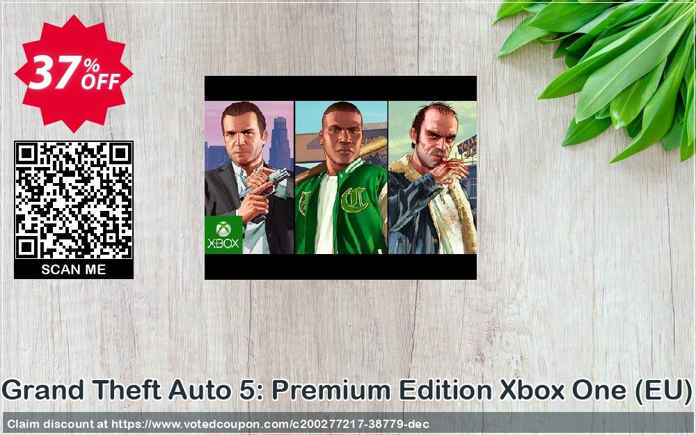 Grand Theft Auto 5: Premium Edition Xbox One, EU  Coupon Code Apr 2024, 37% OFF - VotedCoupon